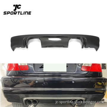 Carbon Fiber E46 Rear Bumper Diffuser for BMW 3 Series M3
